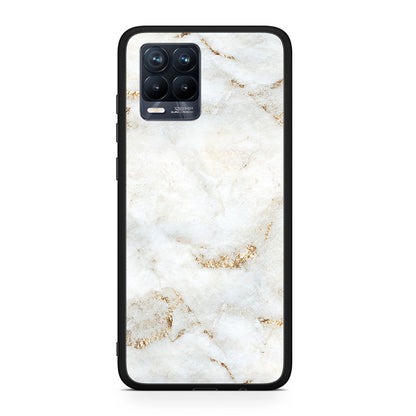 White Gold Marble - Realme 8 / 8 Pro θήκη