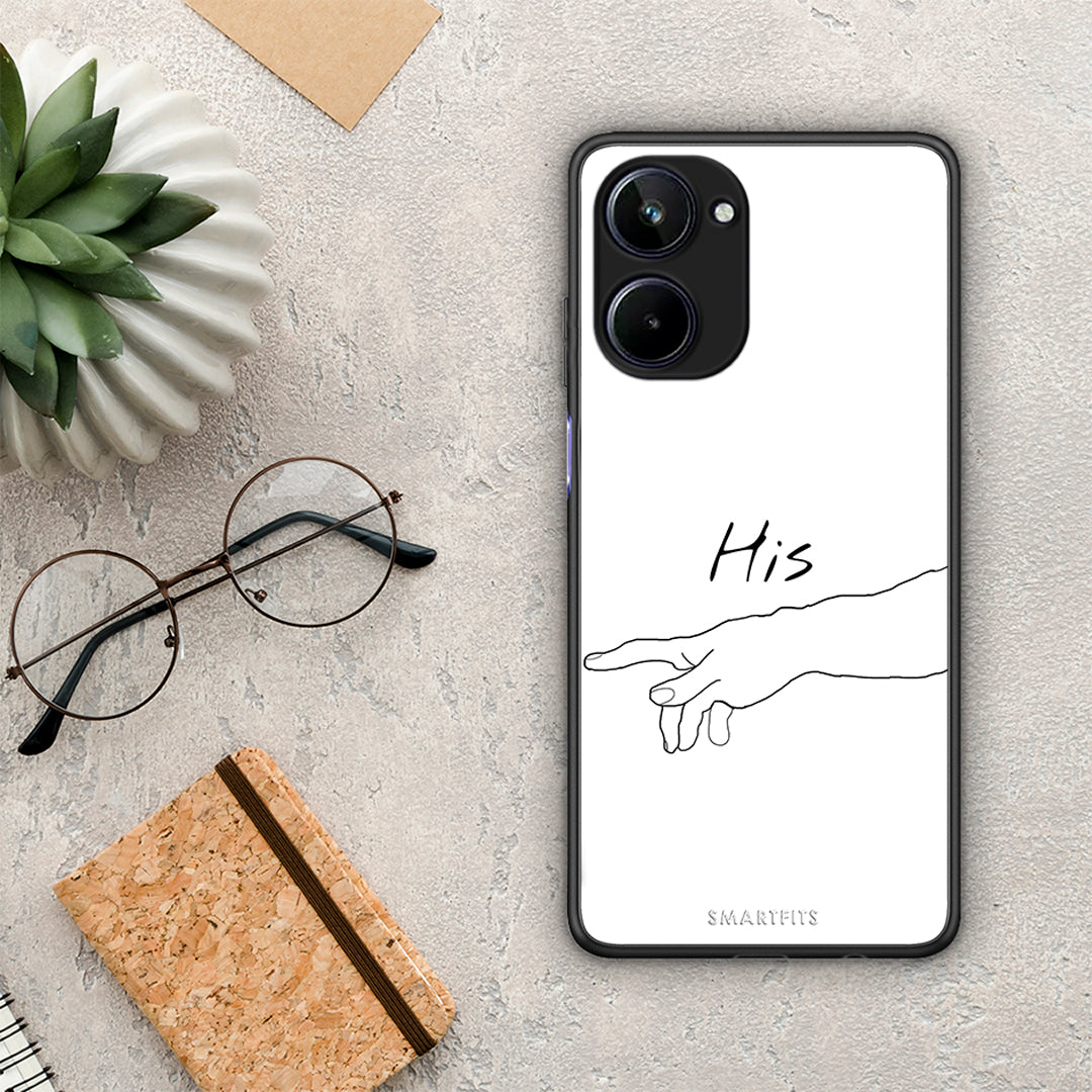 Θήκη Realme 10 Aesthetic Love 2 από τη Smartfits με σχέδιο στο πίσω μέρος και μαύρο περίβλημα | Realme 10 Aesthetic Love 2 Case with Colorful Back and Black Bezels