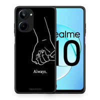 Thumbnail for Θήκη Realme 10 Always & Forever 1 από τη Smartfits με σχέδιο στο πίσω μέρος και μαύρο περίβλημα | Realme 10 Always & Forever 1 Case with Colorful Back and Black Bezels