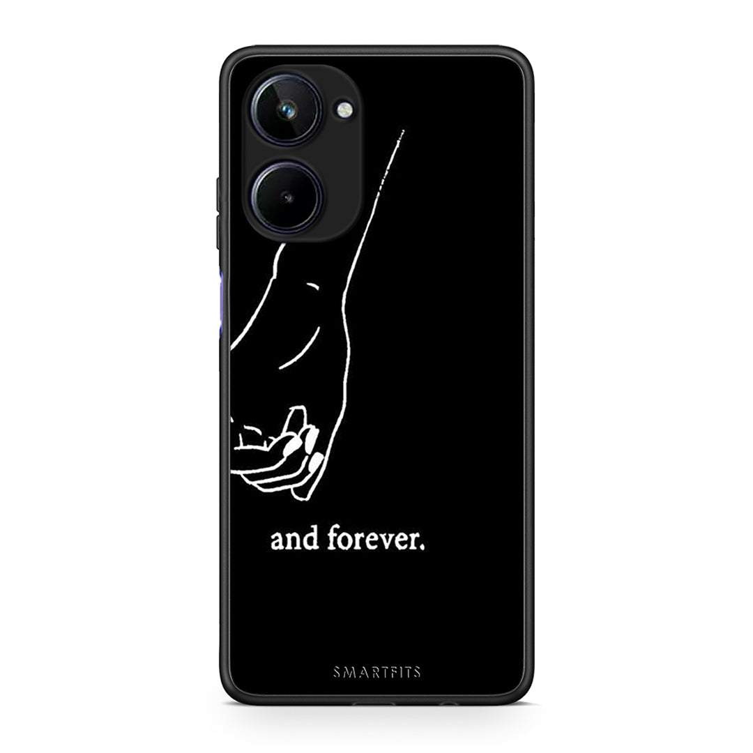 Θήκη Realme 10 Always & Forever 2 από τη Smartfits με σχέδιο στο πίσω μέρος και μαύρο περίβλημα | Realme 10 Always & Forever 2 Case with Colorful Back and Black Bezels