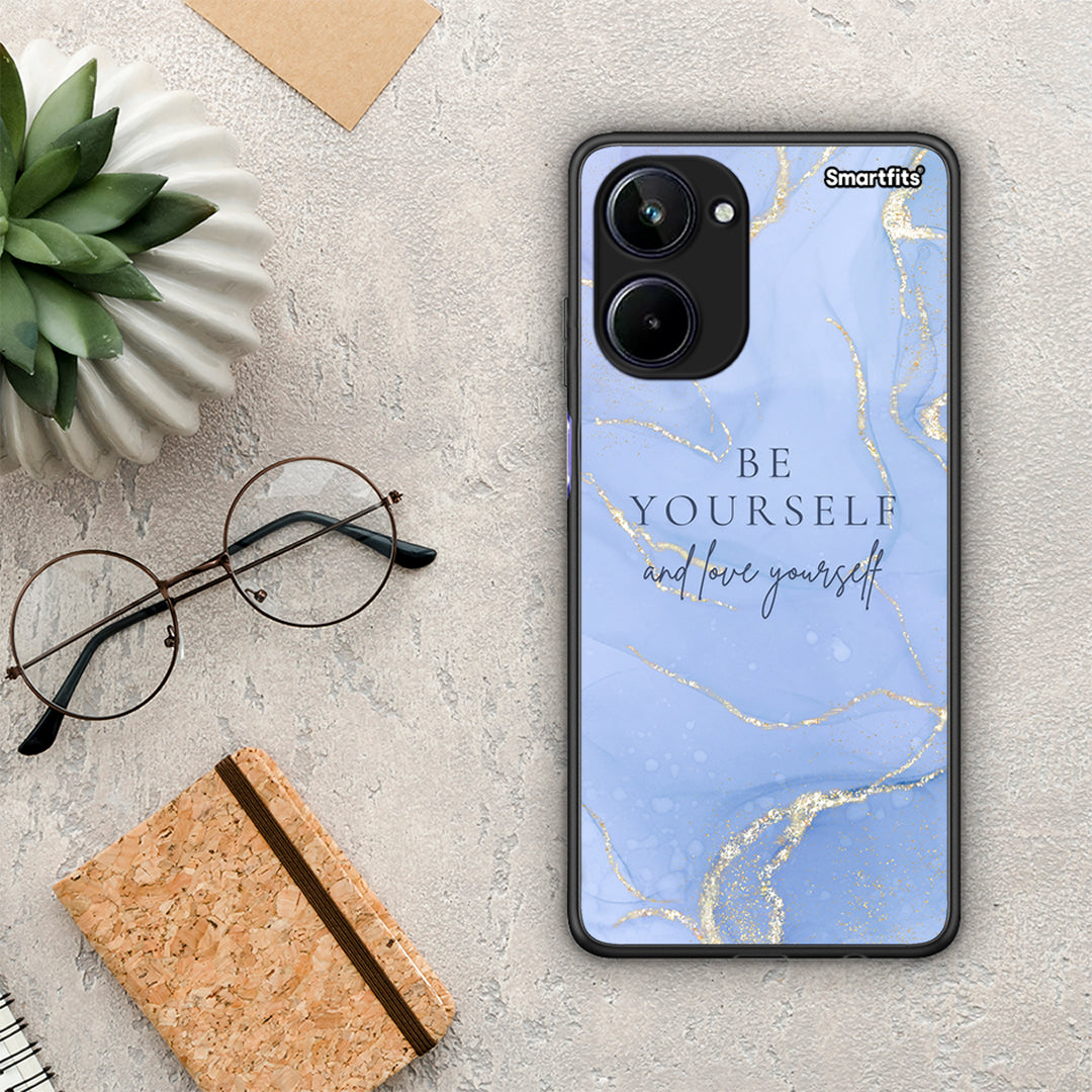 Θήκη Realme 10 Be Yourself από τη Smartfits με σχέδιο στο πίσω μέρος και μαύρο περίβλημα | Realme 10 Be Yourself Case with Colorful Back and Black Bezels