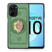 Thumbnail for Θήκη Realme 10 Big Money από τη Smartfits με σχέδιο στο πίσω μέρος και μαύρο περίβλημα | Realme 10 Big Money Case with Colorful Back and Black Bezels