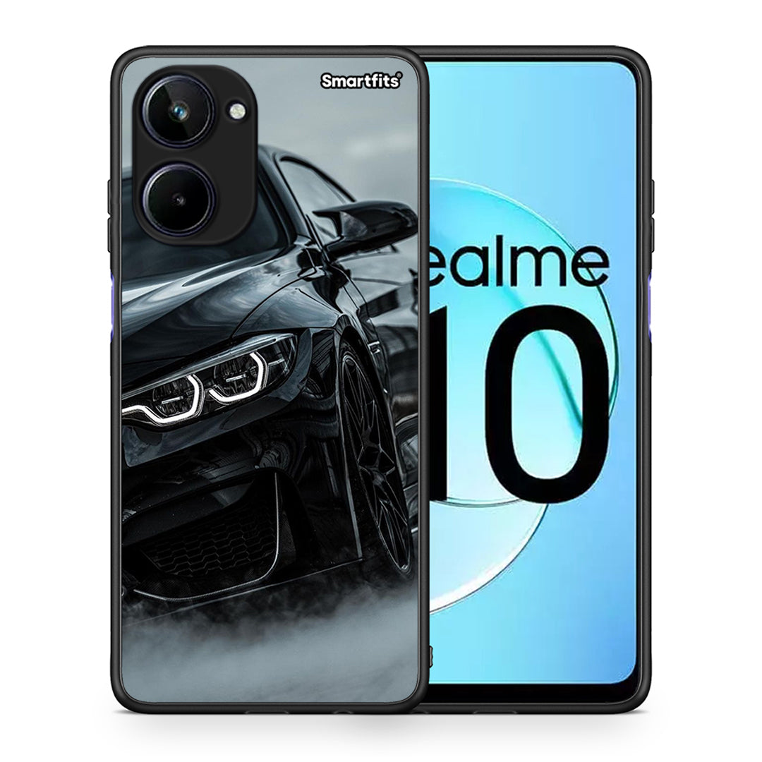 Θήκη Realme 10 Black BMW από τη Smartfits με σχέδιο στο πίσω μέρος και μαύρο περίβλημα | Realme 10 Black BMW Case with Colorful Back and Black Bezels