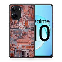 Thumbnail for Θήκη Realme 10 Born In 90s από τη Smartfits με σχέδιο στο πίσω μέρος και μαύρο περίβλημα | Realme 10 Born In 90s Case with Colorful Back and Black Bezels