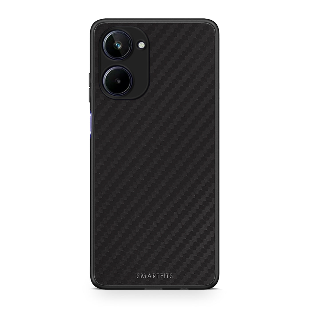 Θήκη Realme 10 Carbon Black από τη Smartfits με σχέδιο στο πίσω μέρος και μαύρο περίβλημα | Realme 10 Carbon Black Case with Colorful Back and Black Bezels