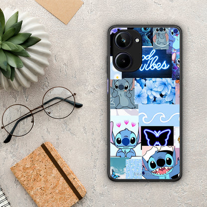 Θήκη Realme 10 Collage Good Vibes από τη Smartfits με σχέδιο στο πίσω μέρος και μαύρο περίβλημα | Realme 10 Collage Good Vibes Case with Colorful Back and Black Bezels