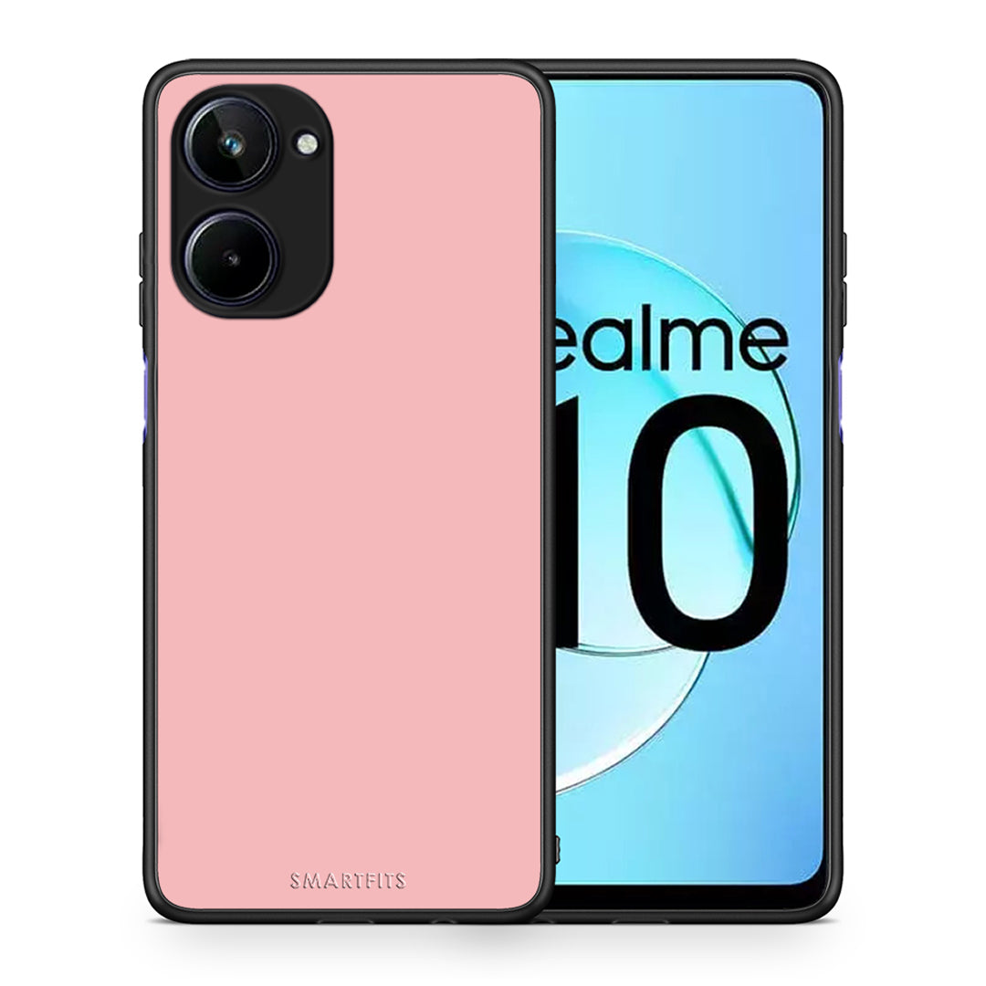 Θήκη Realme 10 Color Nude από τη Smartfits με σχέδιο στο πίσω μέρος και μαύρο περίβλημα | Realme 10 Color Nude Case with Colorful Back and Black Bezels