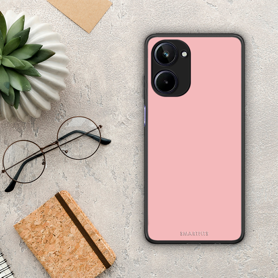 Θήκη Realme 10 Color Nude από τη Smartfits με σχέδιο στο πίσω μέρος και μαύρο περίβλημα | Realme 10 Color Nude Case with Colorful Back and Black Bezels