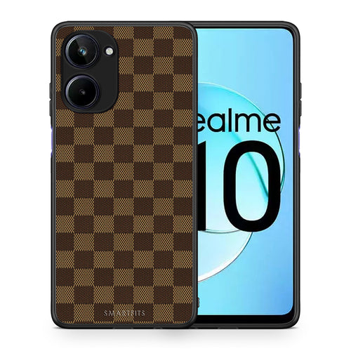Θήκη Realme 10 Designer Glamour από τη Smartfits με σχέδιο στο πίσω μέρος και μαύρο περίβλημα | Realme 10 Designer Glamour Case with Colorful Back and Black Bezels