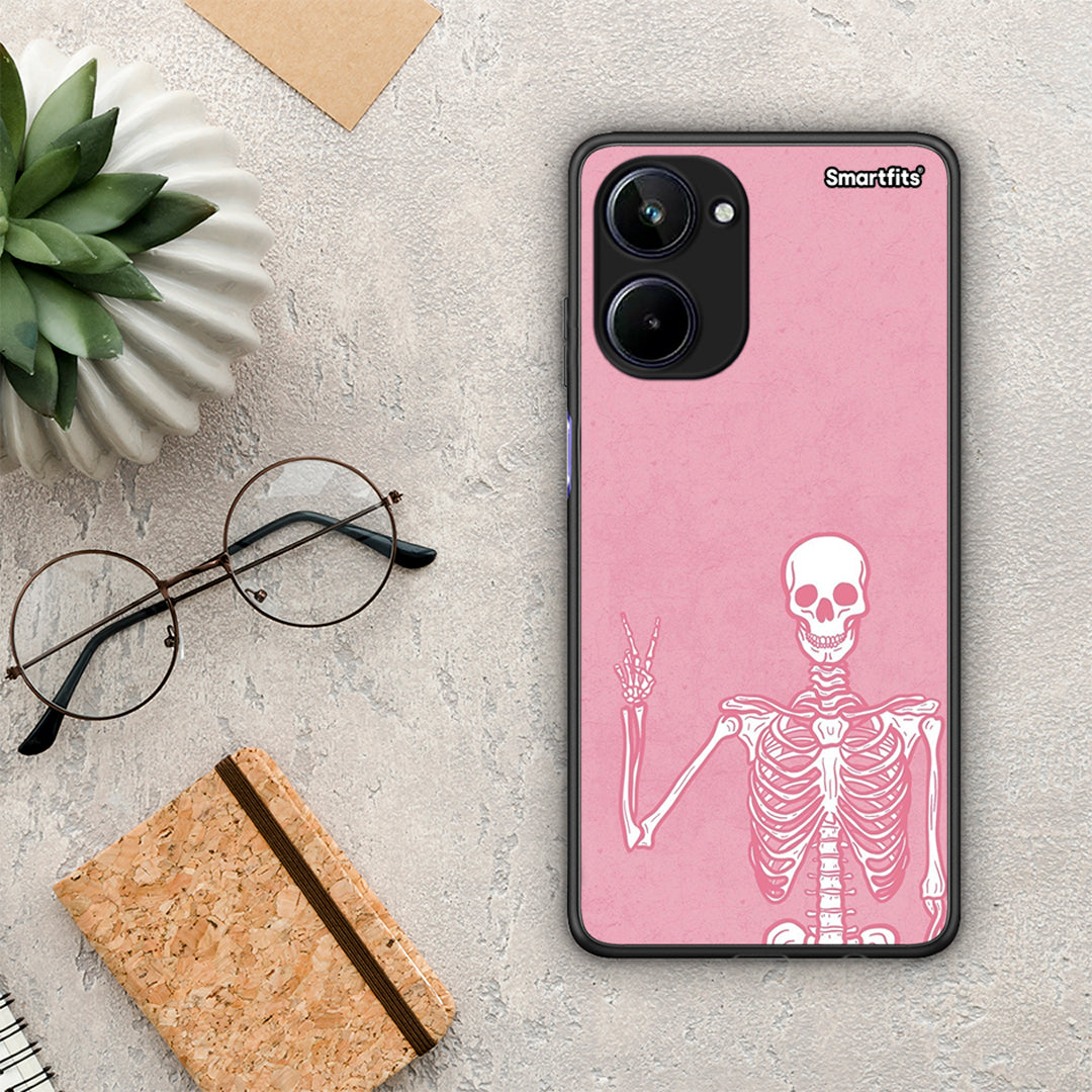 Θήκη Realme 10 Halloween Motivation από τη Smartfits με σχέδιο στο πίσω μέρος και μαύρο περίβλημα | Realme 10 Halloween Motivation Case with Colorful Back and Black Bezels