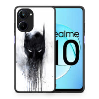 Thumbnail for Θήκη Realme 10 Hero Paint Bat από τη Smartfits με σχέδιο στο πίσω μέρος και μαύρο περίβλημα | Realme 10 Hero Paint Bat Case with Colorful Back and Black Bezels