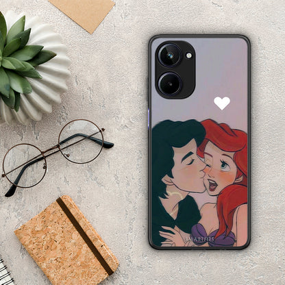 Θήκη Realme 10 Mermaid Couple από τη Smartfits με σχέδιο στο πίσω μέρος και μαύρο περίβλημα | Realme 10 Mermaid Couple Case with Colorful Back and Black Bezels