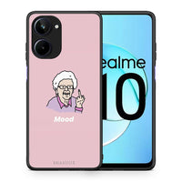 Thumbnail for Θήκη Realme 10 PopArt Mood από τη Smartfits με σχέδιο στο πίσω μέρος και μαύρο περίβλημα | Realme 10 PopArt Mood Case with Colorful Back and Black Bezels