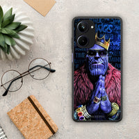 Thumbnail for Θήκη Realme 10 PopArt Thanos από τη Smartfits με σχέδιο στο πίσω μέρος και μαύρο περίβλημα | Realme 10 PopArt Thanos Case with Colorful Back and Black Bezels