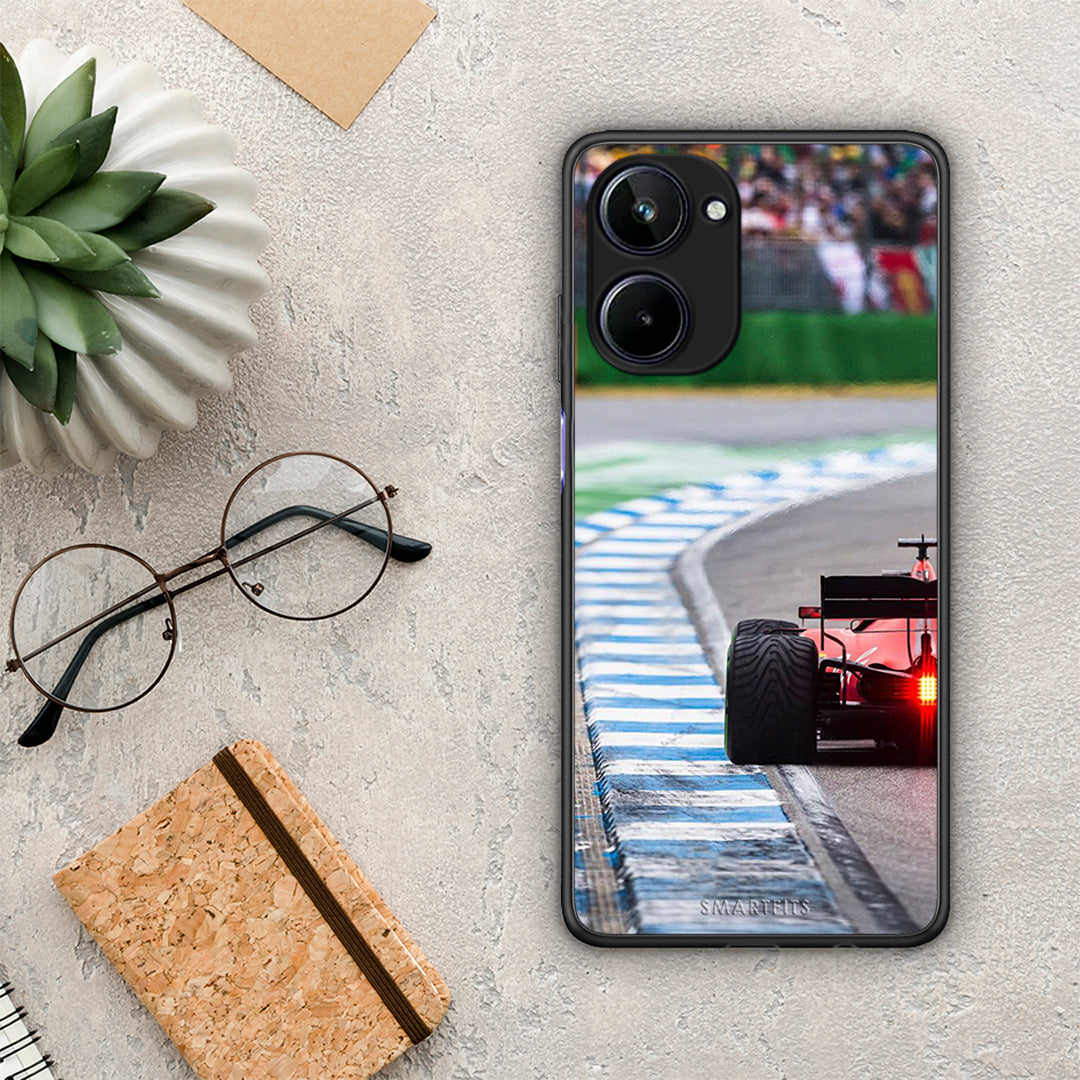 Θήκη Realme 10 Racing Vibes από τη Smartfits με σχέδιο στο πίσω μέρος και μαύρο περίβλημα | Realme 10 Racing Vibes Case with Colorful Back and Black Bezels