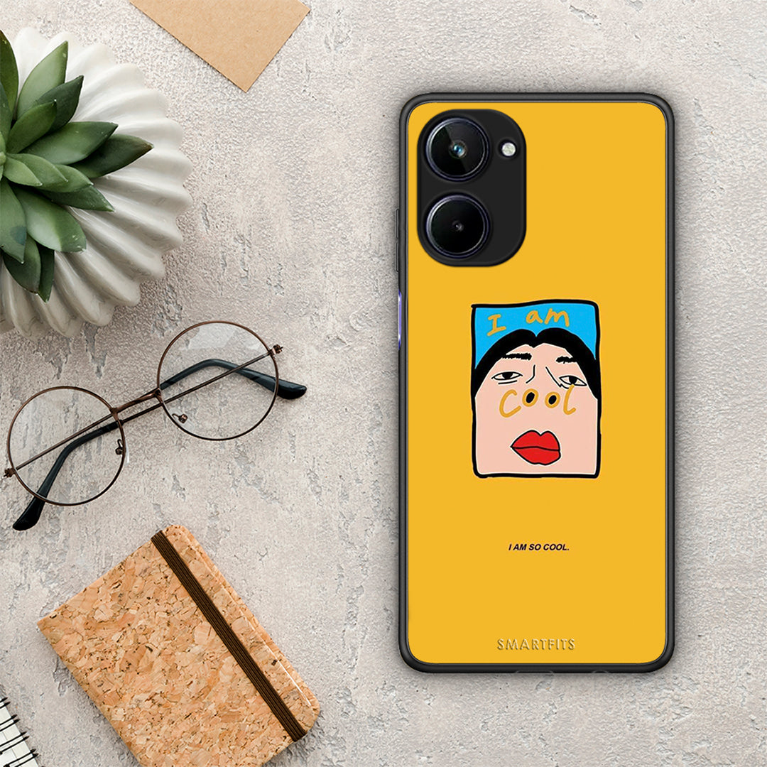 Θήκη Realme 10 So Cool από τη Smartfits με σχέδιο στο πίσω μέρος και μαύρο περίβλημα | Realme 10 So Cool Case with Colorful Back and Black Bezels