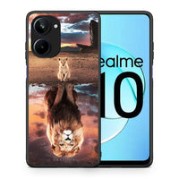 Thumbnail for Θήκη Realme 10 Sunset Dreams από τη Smartfits με σχέδιο στο πίσω μέρος και μαύρο περίβλημα | Realme 10 Sunset Dreams Case with Colorful Back and Black Bezels