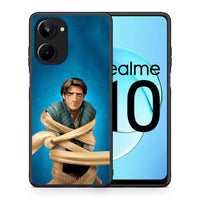 Thumbnail for Θήκη Realme 10 Tangled 1 από τη Smartfits με σχέδιο στο πίσω μέρος και μαύρο περίβλημα | Realme 10 Tangled 1 Case with Colorful Back and Black Bezels