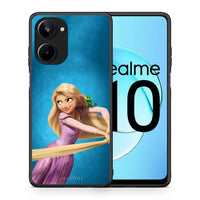 Thumbnail for Θήκη Realme 10 Tangled 2 από τη Smartfits με σχέδιο στο πίσω μέρος και μαύρο περίβλημα | Realme 10 Tangled 2 Case with Colorful Back and Black Bezels