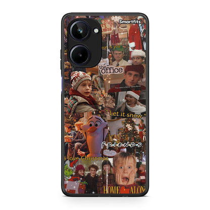 Θήκη Realme 10 Xmas Wishes από τη Smartfits με σχέδιο στο πίσω μέρος και μαύρο περίβλημα | Realme 10 Xmas Wishes Case with Colorful Back and Black Bezels
