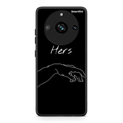 Realme 11 Pro Aeshetic Love 1 Θήκη Αγίου Βαλεντίνου από τη Smartfits με σχέδιο στο πίσω μέρος και μαύρο περίβλημα | Smartphone case with colorful back and black bezels by Smartfits