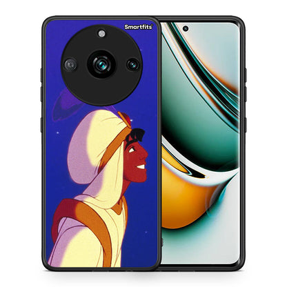 Θήκη Realme 11 Pro+ Alladin And Jasmine Love 1 από τη Smartfits με σχέδιο στο πίσω μέρος και μαύρο περίβλημα | Realme 11 Pro+ Alladin And Jasmine Love 1 case with colorful back and black bezels
