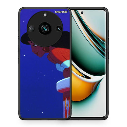 Θήκη Realme 11 Pro+ Alladin And Jasmine Love 2 από τη Smartfits με σχέδιο στο πίσω μέρος και μαύρο περίβλημα | Realme 11 Pro+ Alladin And Jasmine Love 2 case with colorful back and black bezels