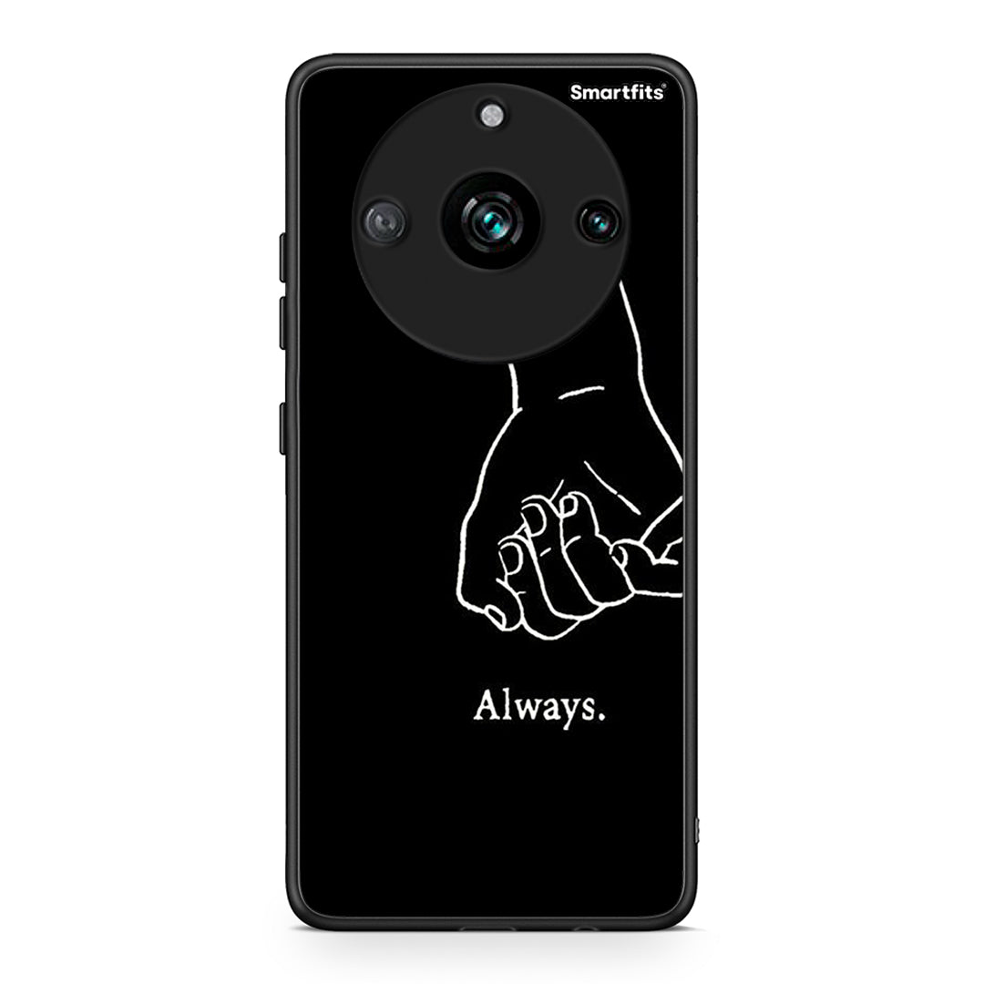 Realme 11 Pro Always & Forever 1 Θήκη Αγίου Βαλεντίνου από τη Smartfits με σχέδιο στο πίσω μέρος και μαύρο περίβλημα | Smartphone case with colorful back and black bezels by Smartfits