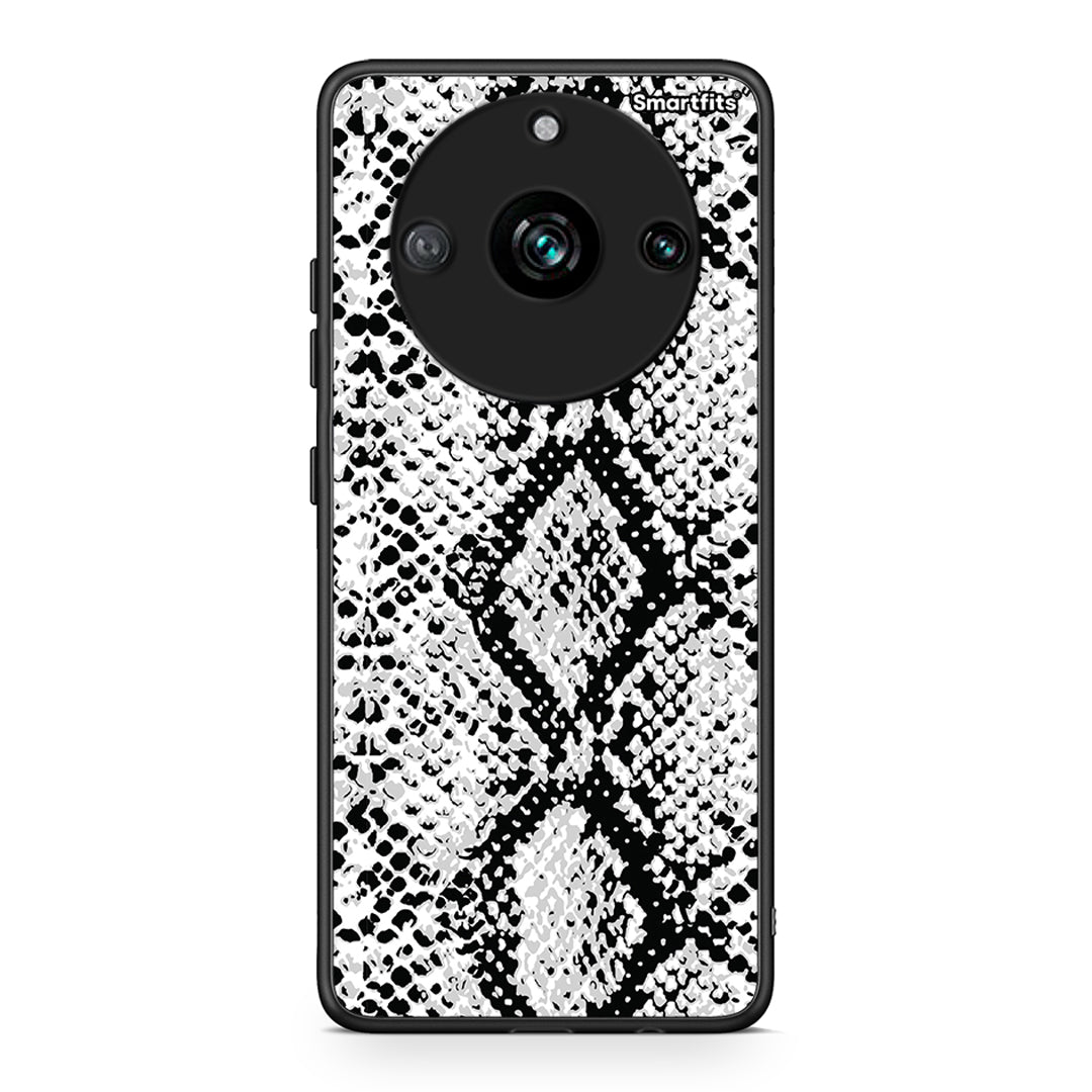 24 - Realme 11 Pro+ White Snake Animal case, cover, bumper