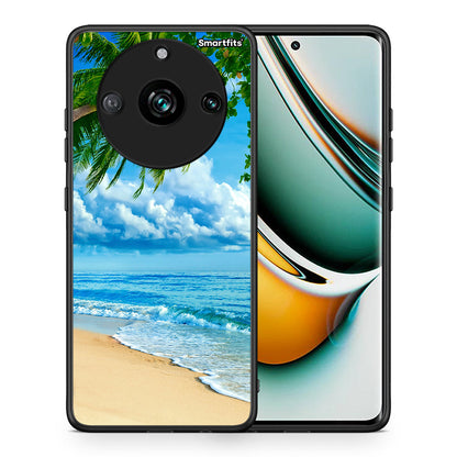 Θήκη Realme 11 Pro Beautiful Beach από τη Smartfits με σχέδιο στο πίσω μέρος και μαύρο περίβλημα | Realme 11 Pro Beautiful Beach case with colorful back and black bezels