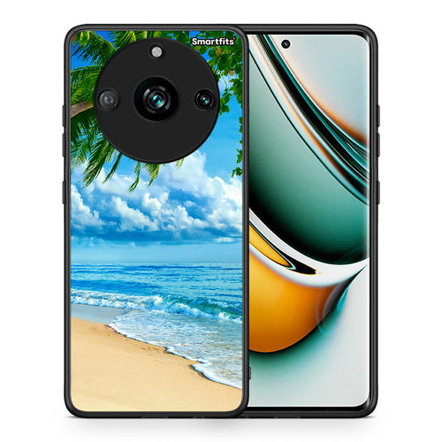 Θήκη Realme 11 Pro Beautiful Beach από τη Smartfits με σχέδιο στο πίσω μέρος και μαύρο περίβλημα | Realme 11 Pro Beautiful Beach case with colorful back and black bezels