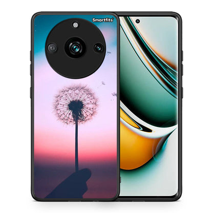 Θήκη Realme 11 Pro Wish Boho από τη Smartfits με σχέδιο στο πίσω μέρος και μαύρο περίβλημα | Realme 11 Pro Wish Boho case with colorful back and black bezels