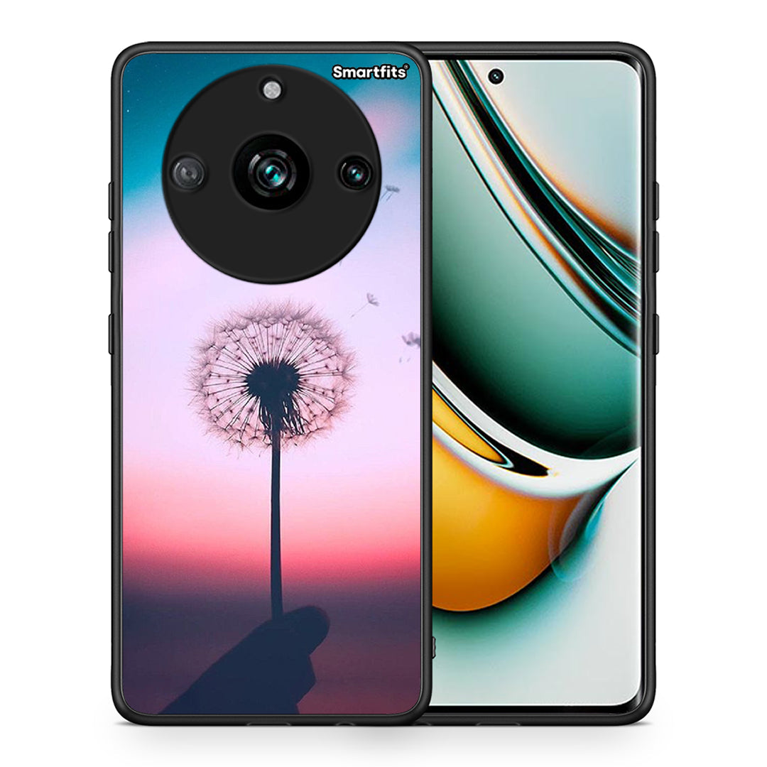 Θήκη Realme 11 Pro+ Wish Boho από τη Smartfits με σχέδιο στο πίσω μέρος και μαύρο περίβλημα | Realme 11 Pro+ Wish Boho case with colorful back and black bezels