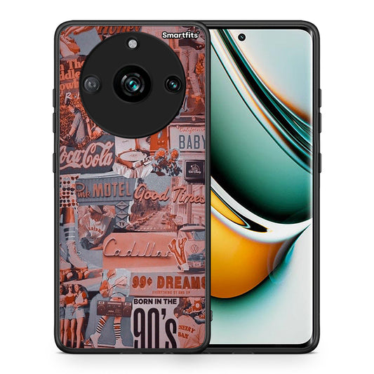 Θήκη Realme 11 Pro Born In 90s από τη Smartfits με σχέδιο στο πίσω μέρος και μαύρο περίβλημα | Realme 11 Pro Born In 90s case with colorful back and black bezels