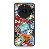 Thumbnail for Realme 11 Pro Car Plates θήκη από τη Smartfits με σχέδιο στο πίσω μέρος και μαύρο περίβλημα | Smartphone case with colorful back and black bezels by Smartfits