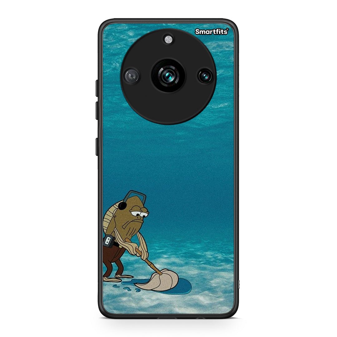 Realme 11 Pro+ Clean The Ocean Θήκη από τη Smartfits με σχέδιο στο πίσω μέρος και μαύρο περίβλημα | Smartphone case with colorful back and black bezels by Smartfits