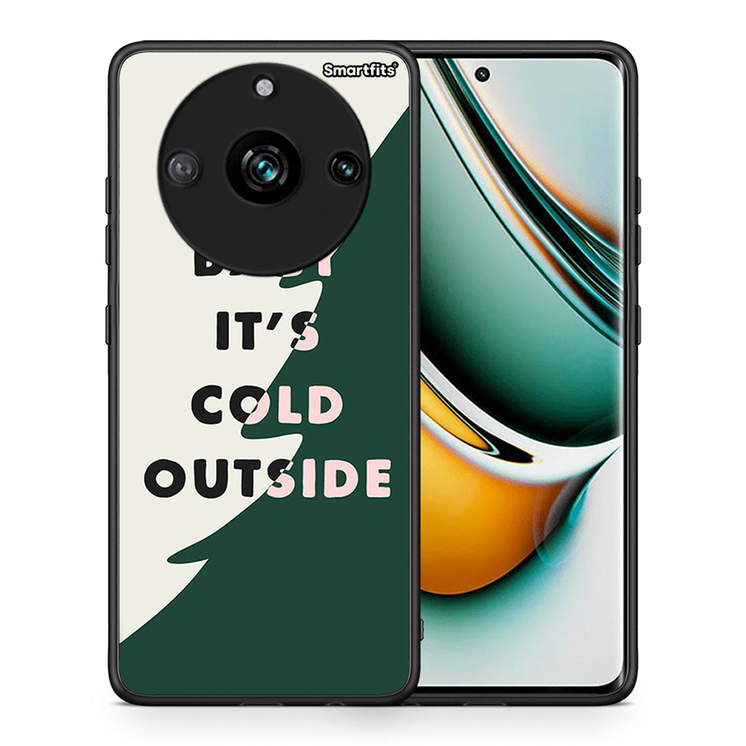 Θήκη Realme 11 Pro Cold Outside από τη Smartfits με σχέδιο στο πίσω μέρος και μαύρο περίβλημα | Realme 11 Pro Cold Outside case with colorful back and black bezels