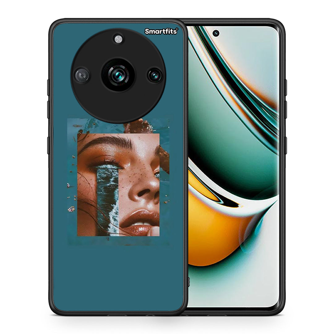 Θήκη Realme 11 Pro Cry An Ocean από τη Smartfits με σχέδιο στο πίσω μέρος και μαύρο περίβλημα | Realme 11 Pro Cry An Ocean case with colorful back and black bezels