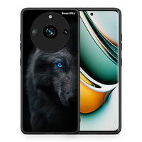 Thumbnail for Θήκη Realme 11 Pro+ Dark Wolf από τη Smartfits με σχέδιο στο πίσω μέρος και μαύρο περίβλημα | Realme 11 Pro+ Dark Wolf case with colorful back and black bezels
