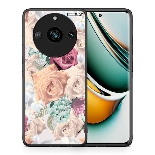 Θήκη Realme 11 Pro+ Bouquet Floral από τη Smartfits με σχέδιο στο πίσω μέρος και μαύρο περίβλημα | Realme 11 Pro+ Bouquet Floral case with colorful back and black bezels