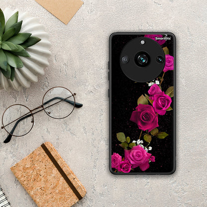 Flower Red Roses - Realme 11 Pro θήκη
