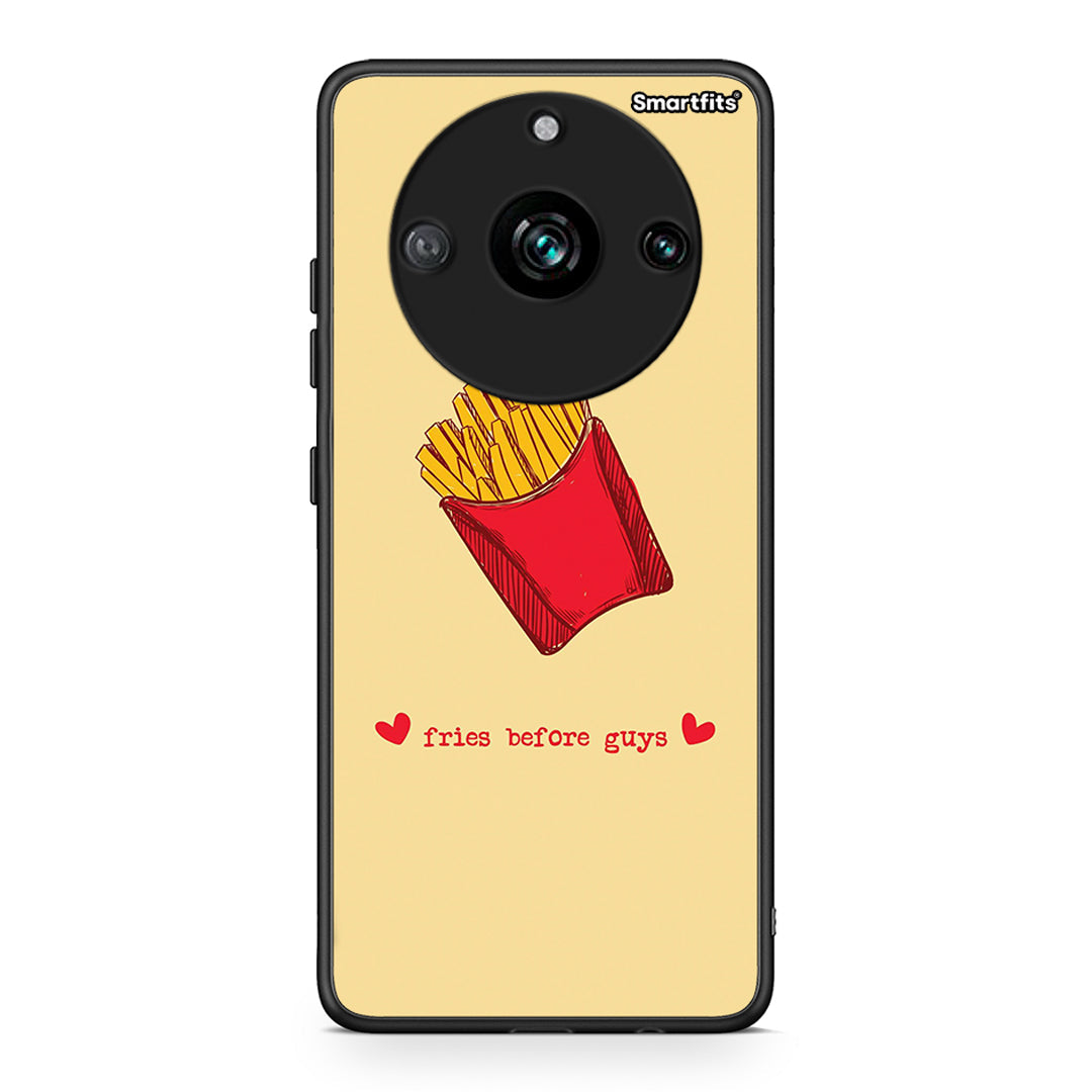 Realme 11 Pro Fries Before Guys Θήκη Αγίου Βαλεντίνου από τη Smartfits με σχέδιο στο πίσω μέρος και μαύρο περίβλημα | Smartphone case with colorful back and black bezels by Smartfits