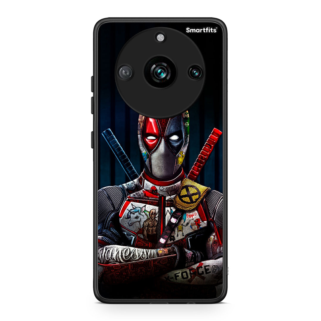 Realme 11 Pro+ Funny Guy θήκη από τη Smartfits με σχέδιο στο πίσω μέρος και μαύρο περίβλημα | Smartphone case with colorful back and black bezels by Smartfits