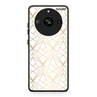 Thumbnail for 111 - Realme 11 Pro Luxury White Geometric case, cover, bumper