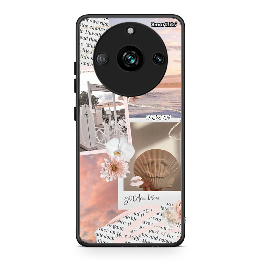 Realme 11 Pro+ Golden Hour Θήκη Αγίου Βαλεντίνου από τη Smartfits με σχέδιο στο πίσω μέρος και μαύρο περίβλημα | Smartphone case with colorful back and black bezels by Smartfits