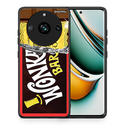 Θήκη Realme 11 Pro+ Golden Ticket από τη Smartfits με σχέδιο στο πίσω μέρος και μαύρο περίβλημα | Realme 11 Pro+ Golden Ticket case with colorful back and black bezels
