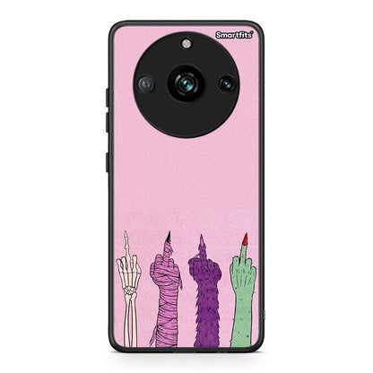 Realme 11 Pro+ Halloween Be A Lady Θήκη από τη Smartfits με σχέδιο στο πίσω μέρος και μαύρο περίβλημα | Smartphone case with colorful back and black bezels by Smartfits