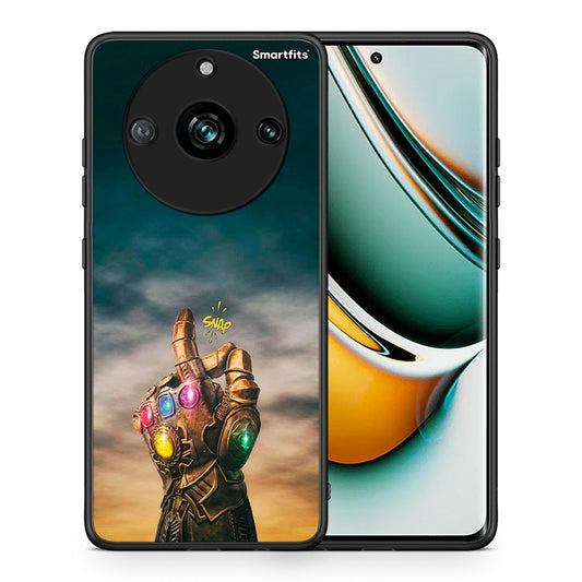Θήκη Realme 11 Pro Infinity Snap από τη Smartfits με σχέδιο στο πίσω μέρος και μαύρο περίβλημα | Realme 11 Pro Infinity Snap case with colorful back and black bezels