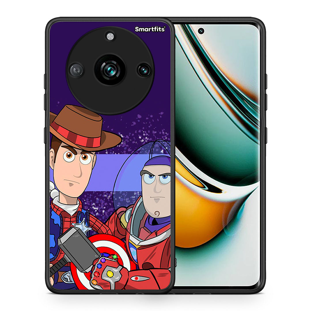 Θήκη Realme 11 Pro+ Infinity Story από τη Smartfits με σχέδιο στο πίσω μέρος και μαύρο περίβλημα | Realme 11 Pro+ Infinity Story case with colorful back and black bezels