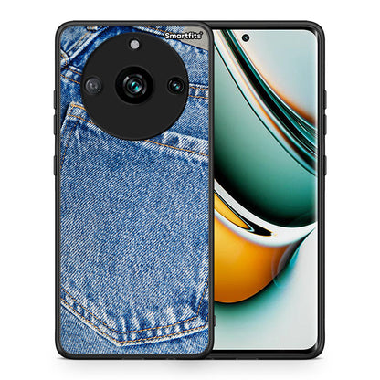 Θήκη Realme 11 Pro Jeans Pocket από τη Smartfits με σχέδιο στο πίσω μέρος και μαύρο περίβλημα | Realme 11 Pro Jeans Pocket case with colorful back and black bezels